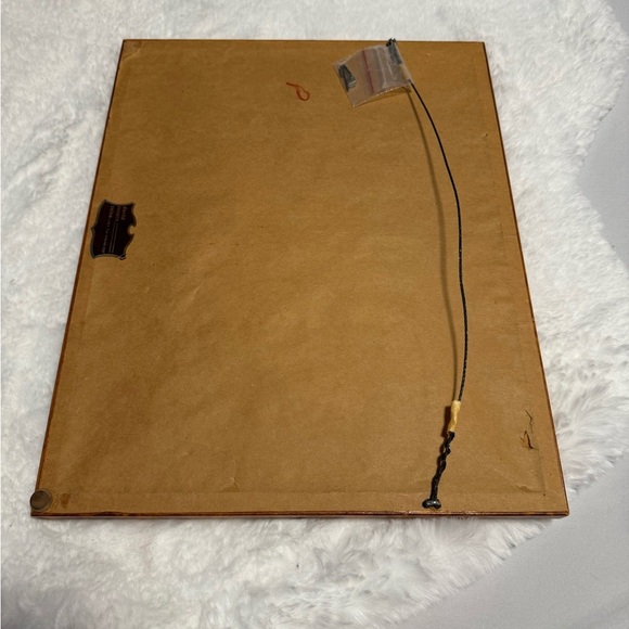 VTG Crosstitch Art Jeremiah Junction Table Blessings Professionally Framed 80’s - Picture 6 of 12